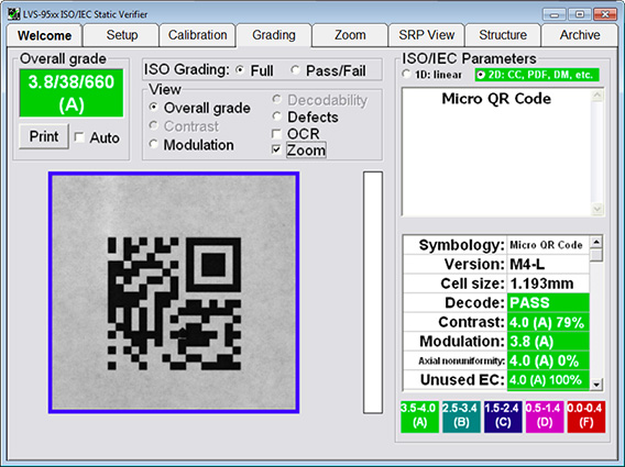 Lvs 9510 Desktop Barcode Verifier